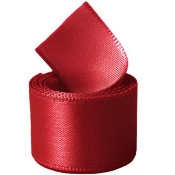 Papilion Papilion R07430538026050YD 1.5 in. Single-Face Satin Ribbon 50 Yards - Scarlet R07430538026050YD